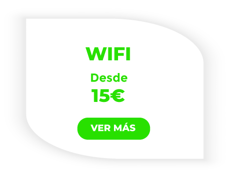 Tarifa wifi desde 15,00€